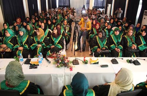 زنان قاضی افغانستانی مورد تقدیر قرار گرفتند زنان قاضی افغانستانی مورد تقدیر قرار گرفتند